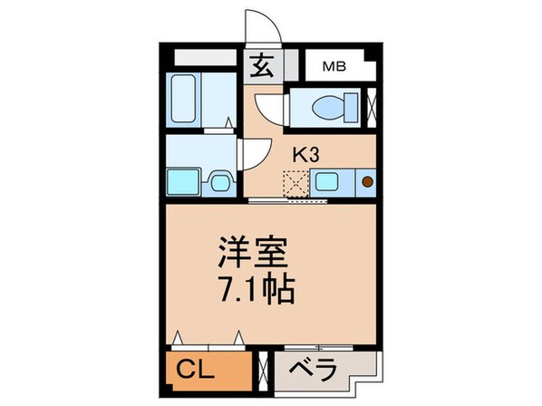 メゾンソウザⅡの物件間取画像